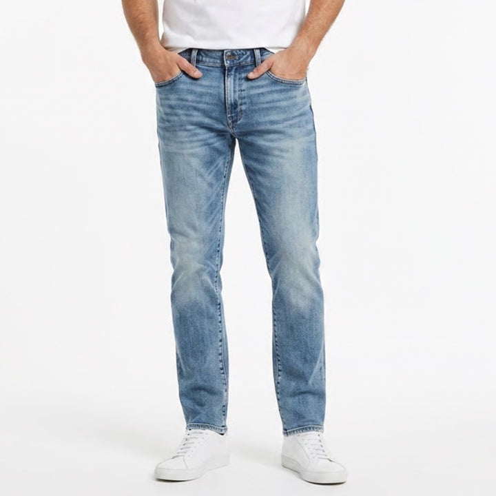 American Eagle Outfitters Jeans Mens 34x34 Blue Denim Cotton Stretch Skinny Leg