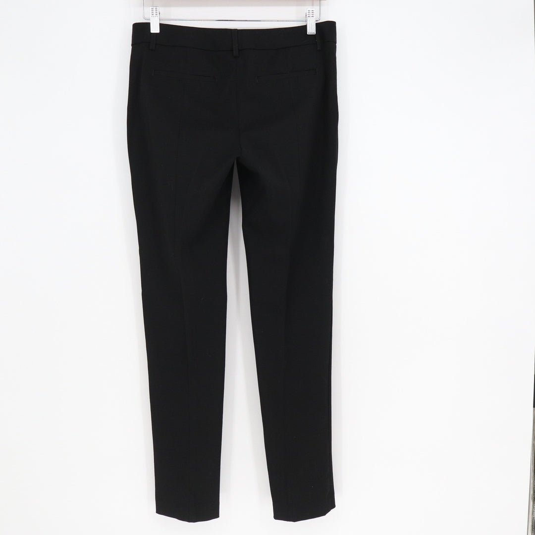 Express Columnist Black Slim Leg Dress Pants Womens 6R Mid Rise Stretch Trousers