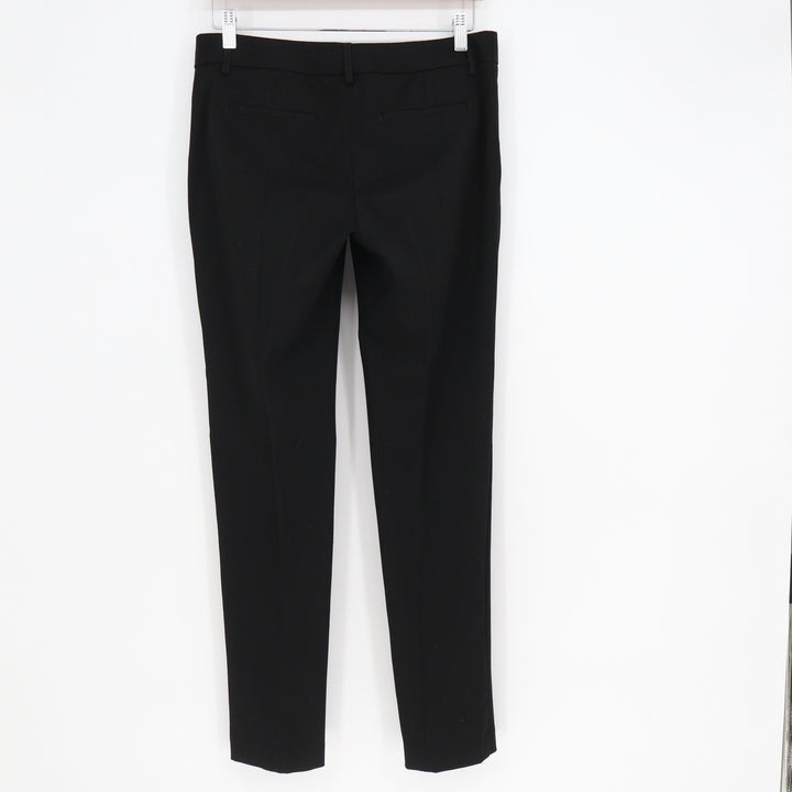 Express Columnist Black Slim Leg Dress Pants Womens 6R Mid Rise Stretch Trousers