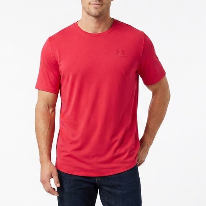 Under Armour Mens Vanish Energy SS Red RUSH Training T-Shirt XL NEW