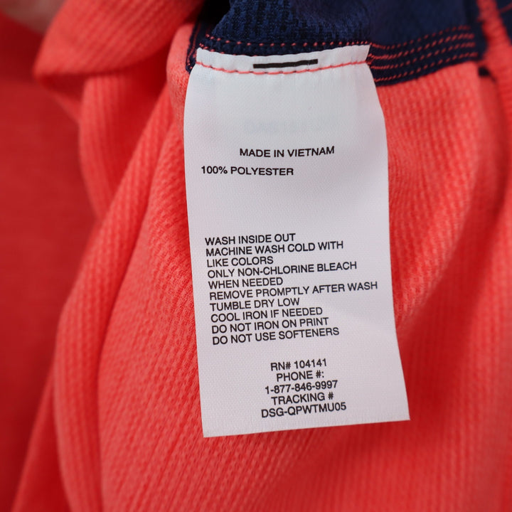 DSG Boys L 14-16 Pieced Graphic Movement Tee Cabana Coral Navy Blue