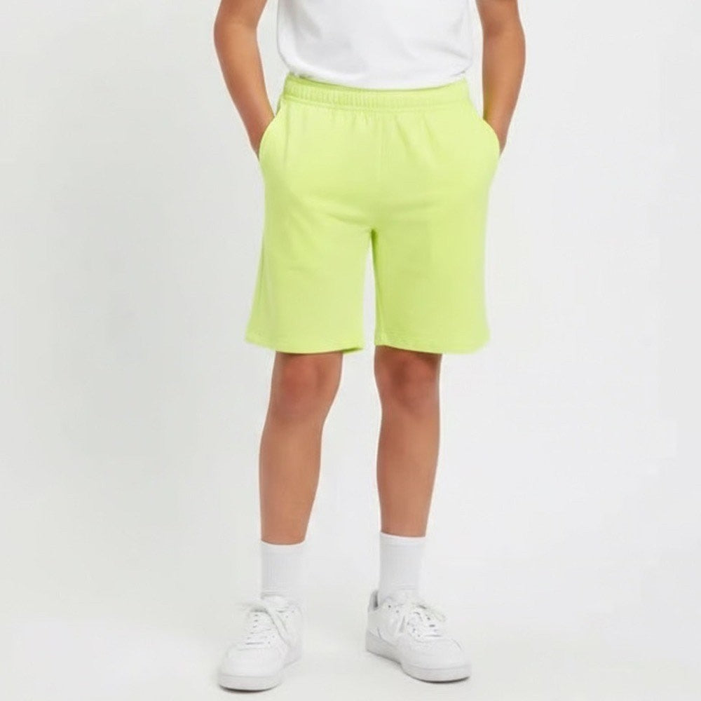 DSG Boys Agility Short Light Lime Neon Yellow Athletic Shorts Size L 14-16