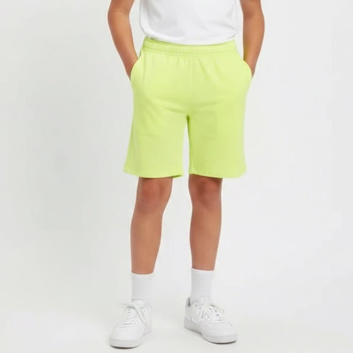 DSG Boys Agility Short Light Lime Neon Yellow Athletic Shorts Size L 14-16