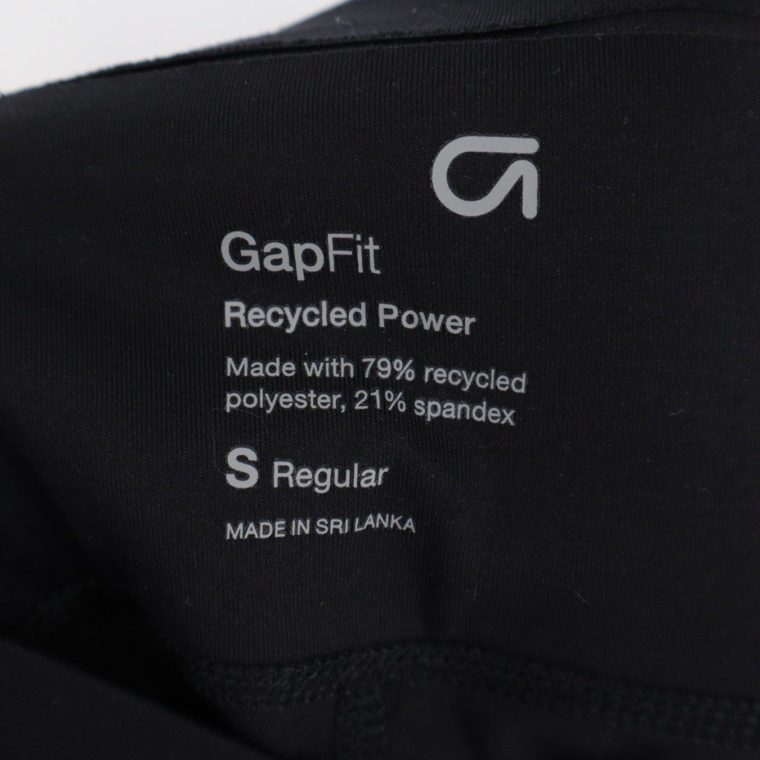GapFit Recycled Power Black High Waist Leggings Size S Regular