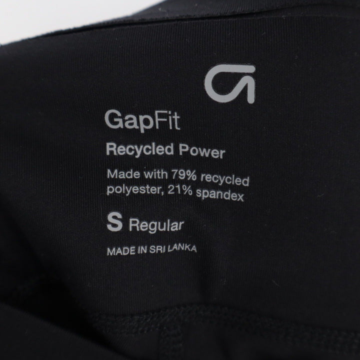GapFit Recycled Power Black High Waist Leggings Size S Regular