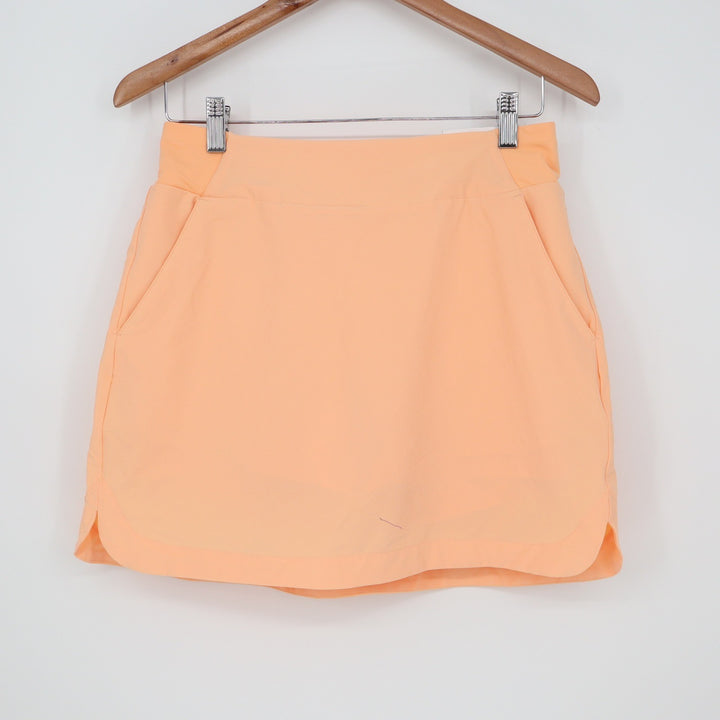 Walter Hagen Performance 11 Golf Skort Peach Orange Size S Pockets Shorts Skirt