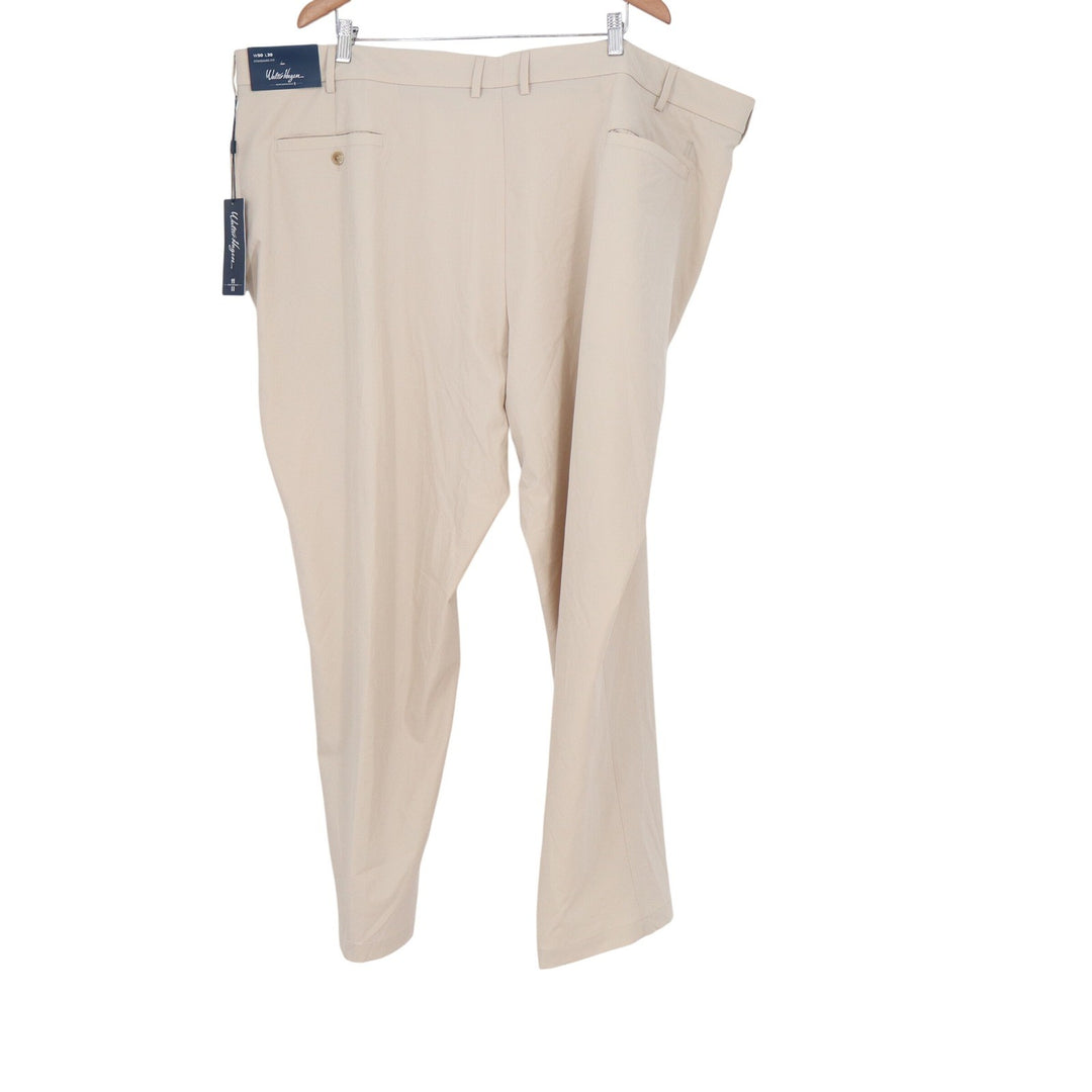 Walter Hagen Performance 11 Golf Pants Mens 50x30 Light Khaki Big & Tall