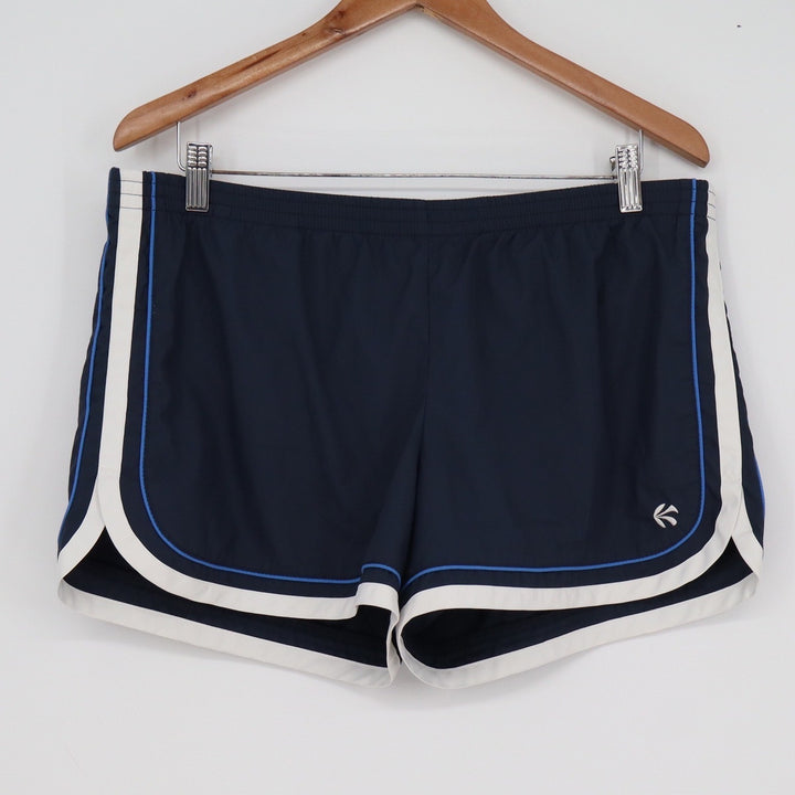 Old Navy Women's Navy Blue White Contrast Trim Dolphin Running Shorts Large