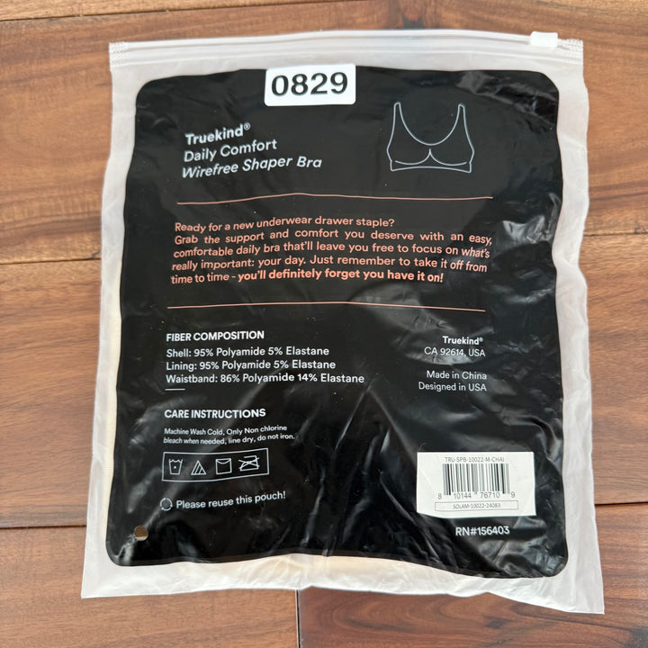 Truekind Daily Comfort Wirefree Shaper Bra Comfortable Support