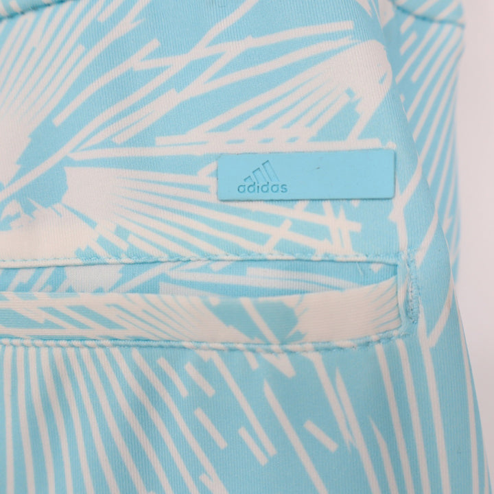 Adidas Ultimate365 Printed Golf Skort Bliss Blue White Womens XL