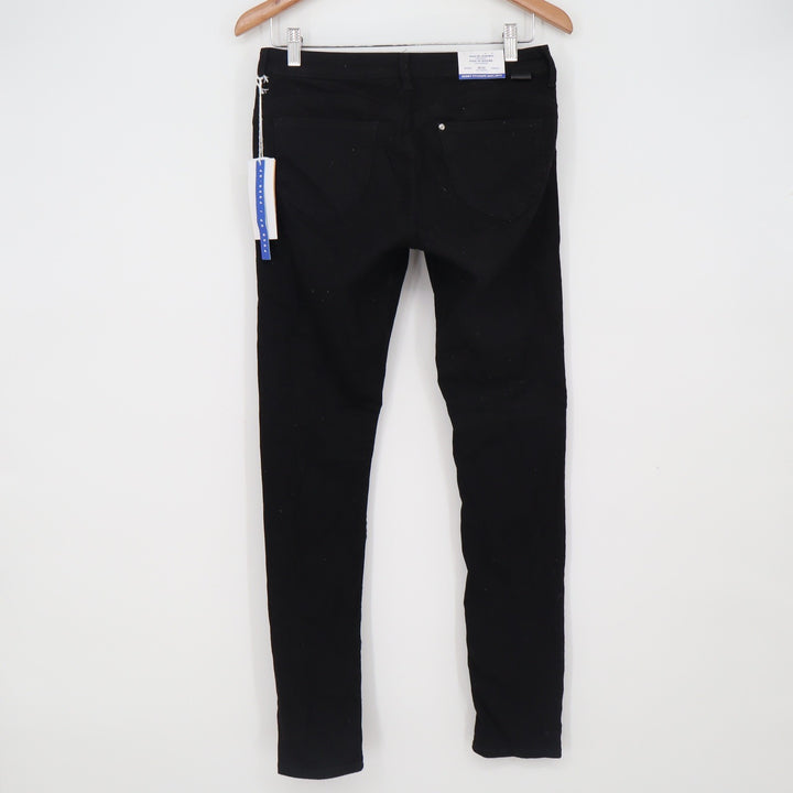 H&M Jeggings Women 30/32 Push-Up Skinny Fit Black Low Waist Stretch New