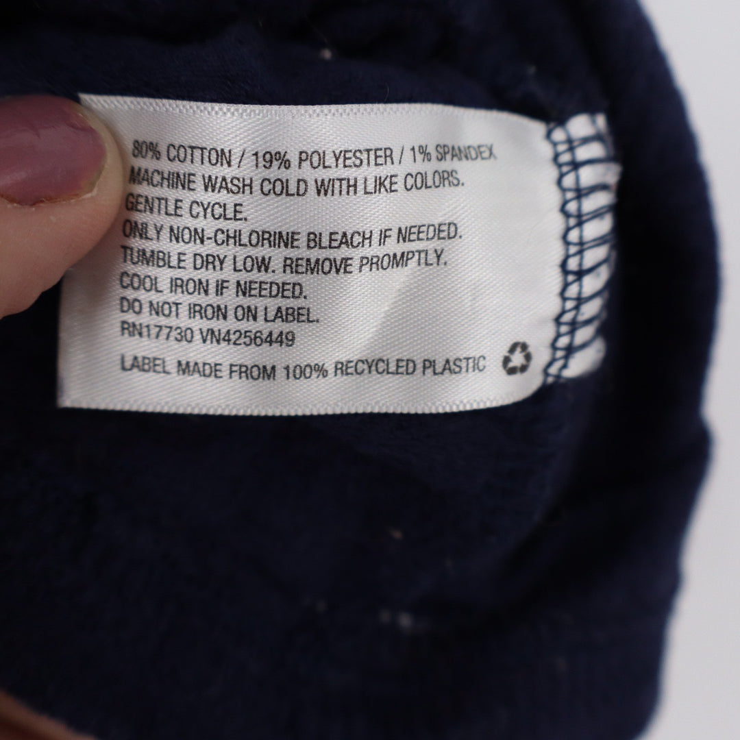 Mossimo Supply Co Navy Blue Pointelle Knit Tank Top Scoop Neck Large