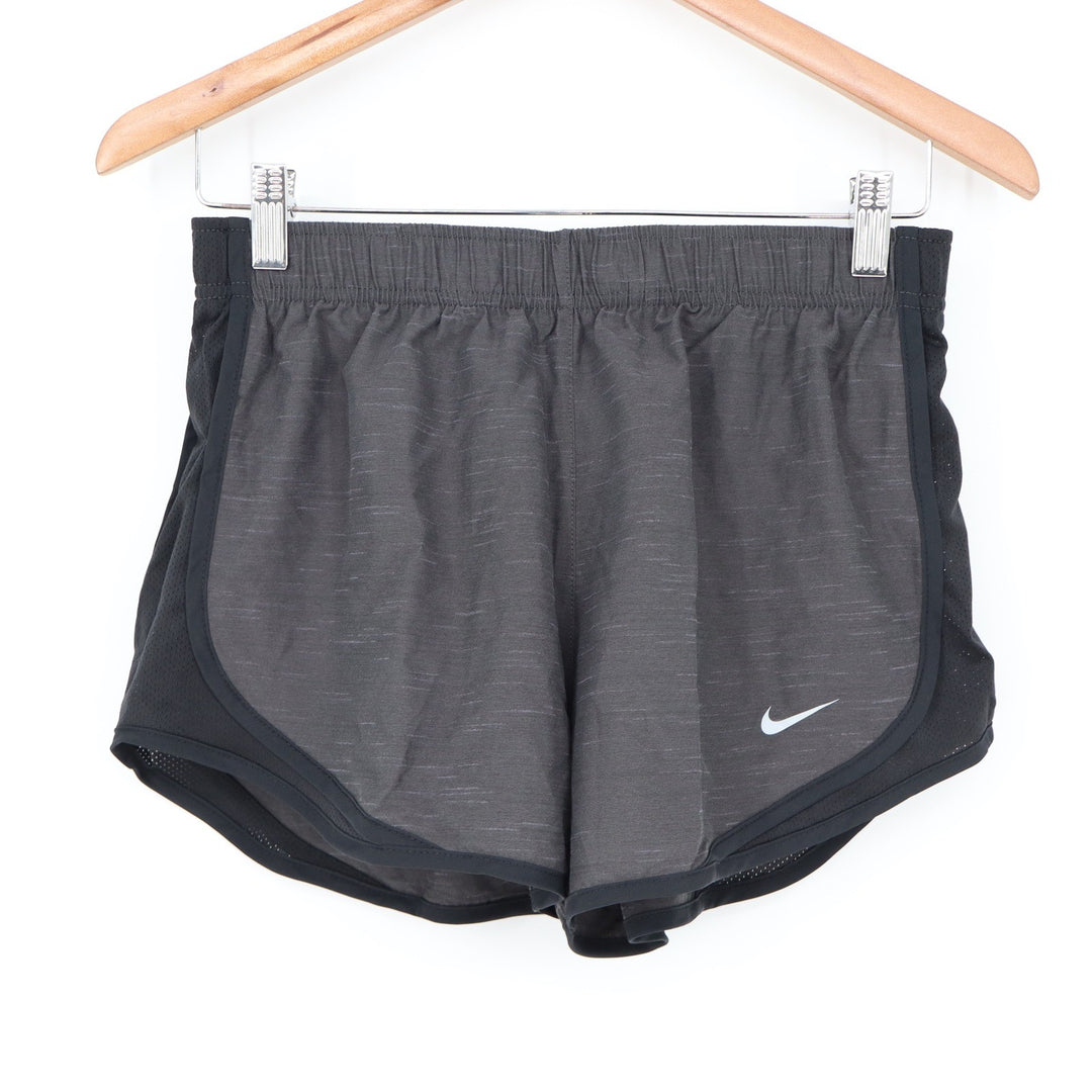 Nike Womens Dri-FIT Tempo Running Shorts Gray Black Size S