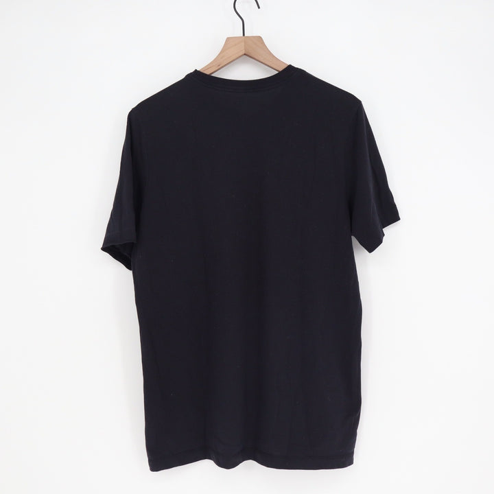 Nike Dri-FIT Short Sleeve T-Shirt Mens Large Black Swoosh Logo Tee