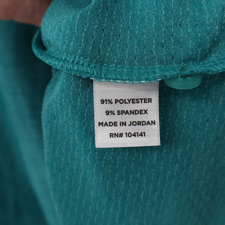 Walter Hagen Mens P11 Birdseye Athletic Fit Polo Shirt Aqua Blue Heather Small