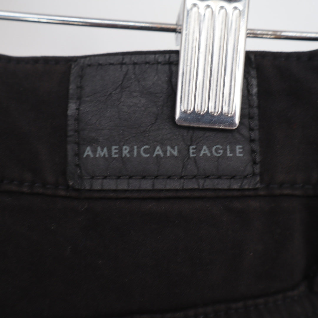 American Eagle Jeggings Womens 6 Super Hi-Rise 360 Next Level Black FAIR