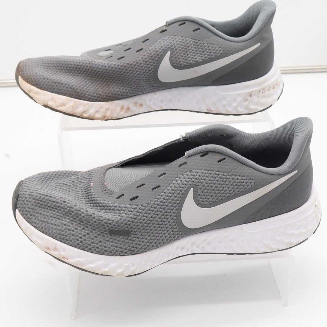 Nike Revolution 5 Womens Running Shoes Grey Silver Size 8