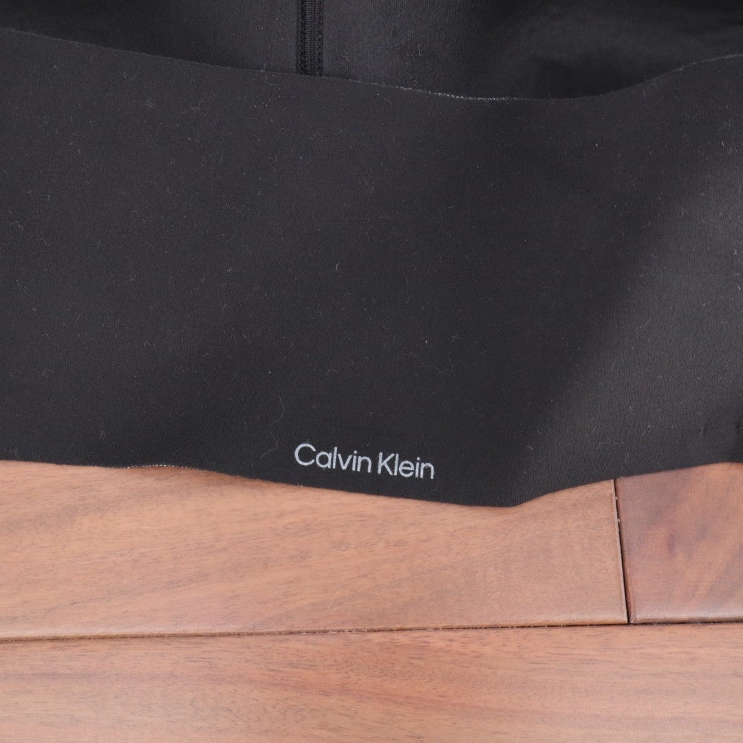Calvin Klein Adapt Bandeau Bra Womens M Black Strapless Wireless Full Coverage