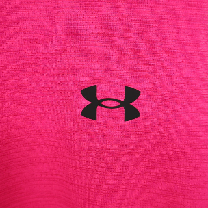 Under Armour Mens Tech Vent Tank Top Pink Heathered Sleeveless Gym Shirt S