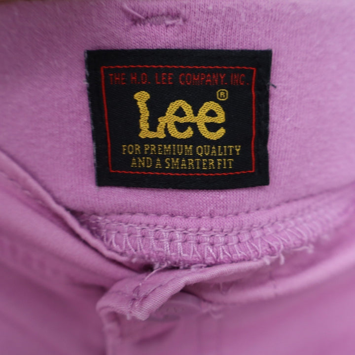 Lee Womens Cargo Shorts Purple Pink Stretch Cotton Size 12 Medium