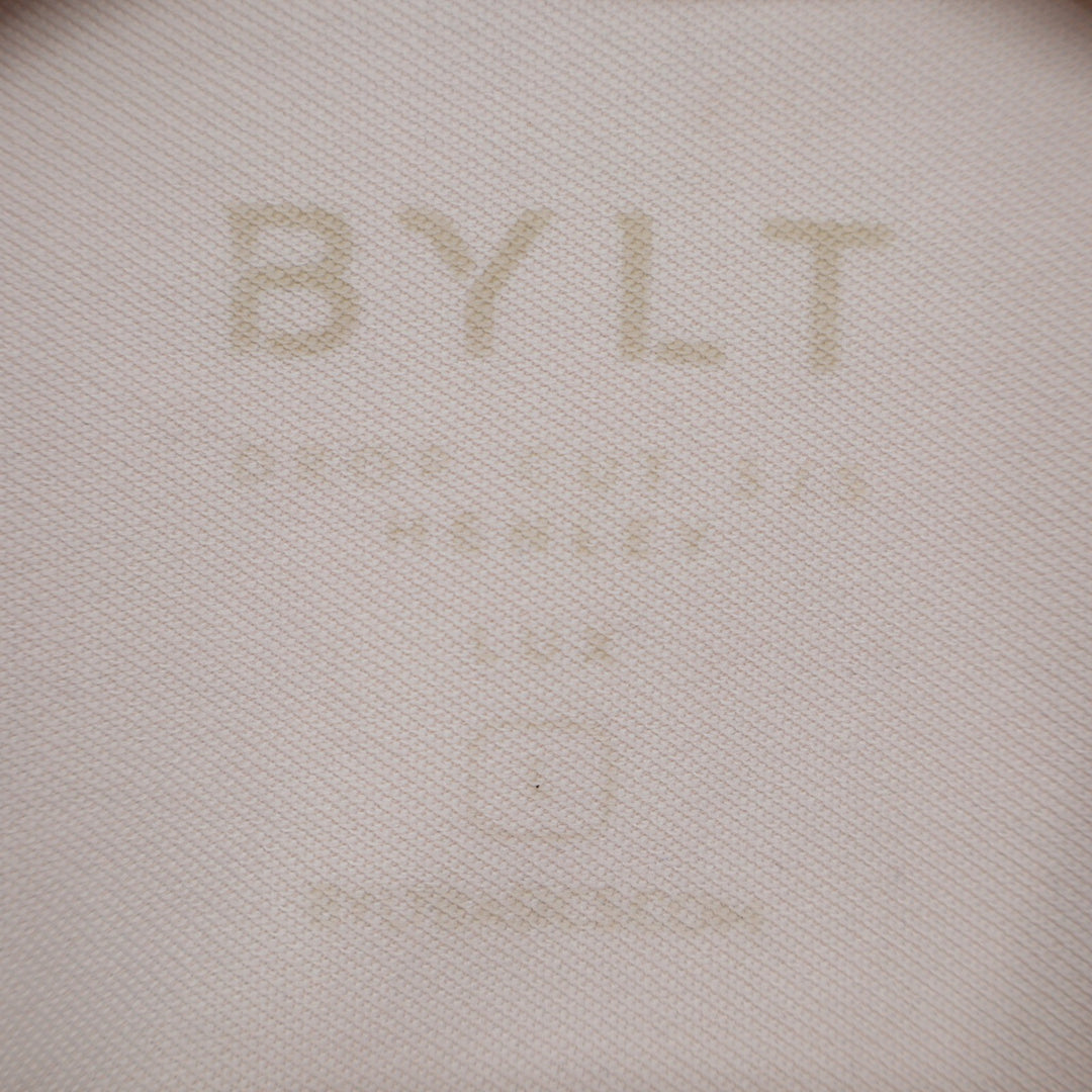 BYLT Basics Mens Drop-Cut Short Sleeve Henley Shirt LUX Blend Pink Size L