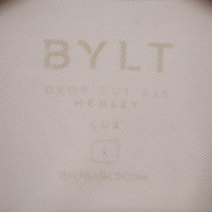 BYLT Basics Mens Drop-Cut Short Sleeve Henley Shirt LUX Blend Pink Size L