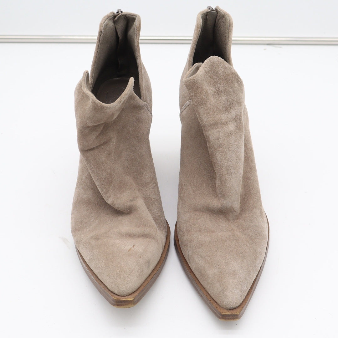 Vince Camuto Gigietta Taupe Suede Cutout Ankle Booties Size 9M