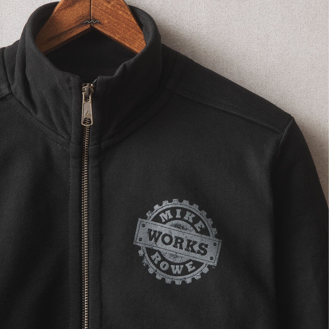American Giant Women's Moto Full Zip Mike Rowe Made In USA Size XL