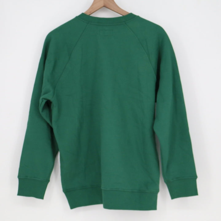 American Giant Midweight Sweatshirt Mens S Green Cotton Raglan Sleeve Crew Neck