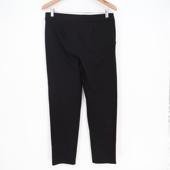 89th & Madison Dress Pants Womens Medium Black Stretch High Rise Straight Leg
