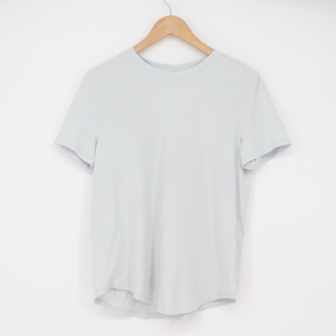 lululemon T-Shirt Womens Love Crew Light Blue Short Sleeve Excellent