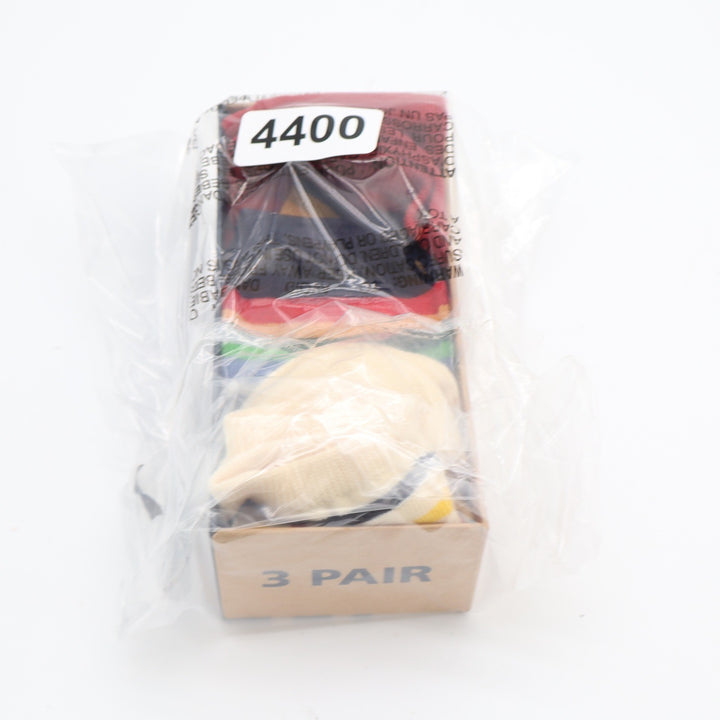 Pendleton 3 Pair Sock Set Wool Blend Crew Striped Red Navy Cream Gift Box NEW