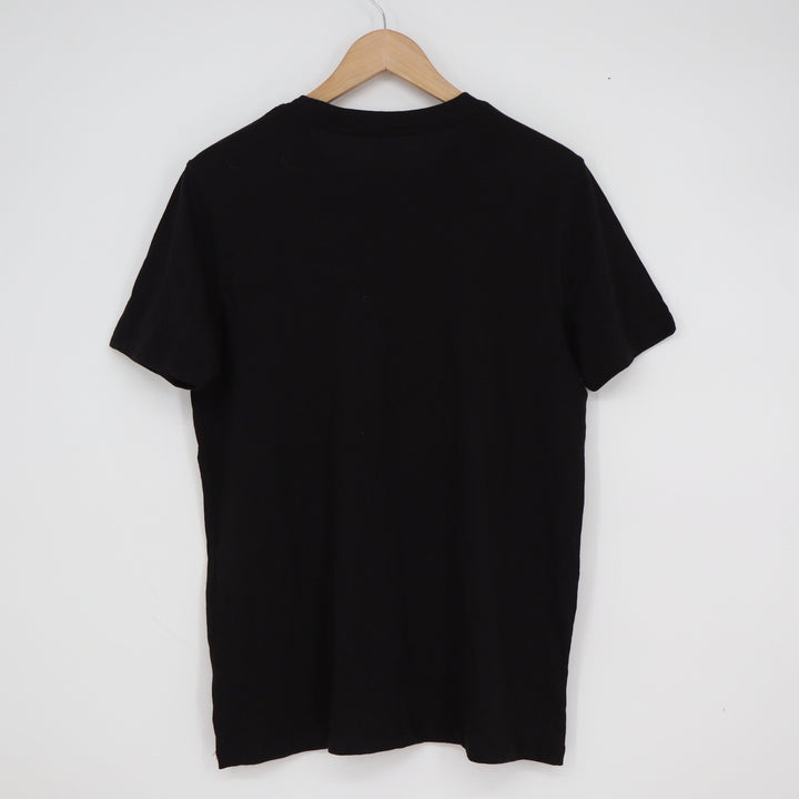 Old Navy Mens Small Black Mountain Moon Graphic T-Shirt Soft Washed Short Sleeve