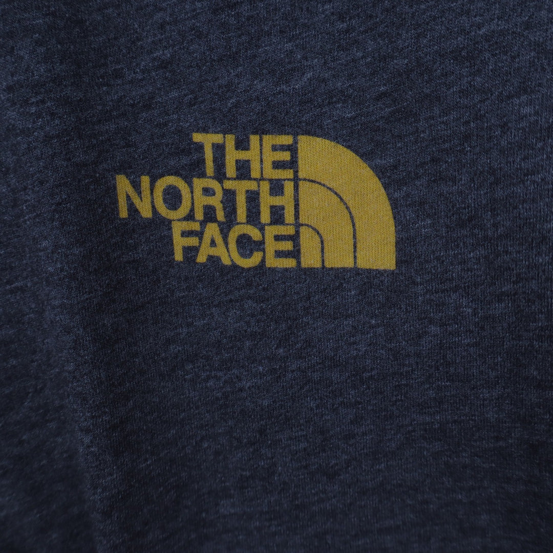 The North Face T-Shirt Mens XL Standard Fit Charcoal Gray Logo Graphic Excellent
