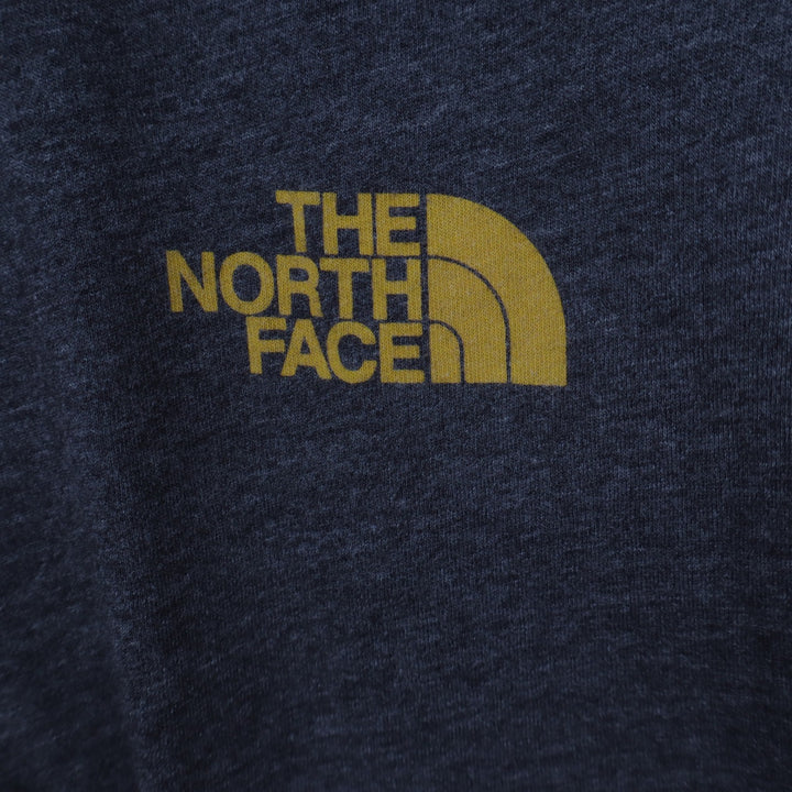 The North Face T-Shirt Mens XL Standard Fit Charcoal Gray Logo Graphic Excellent