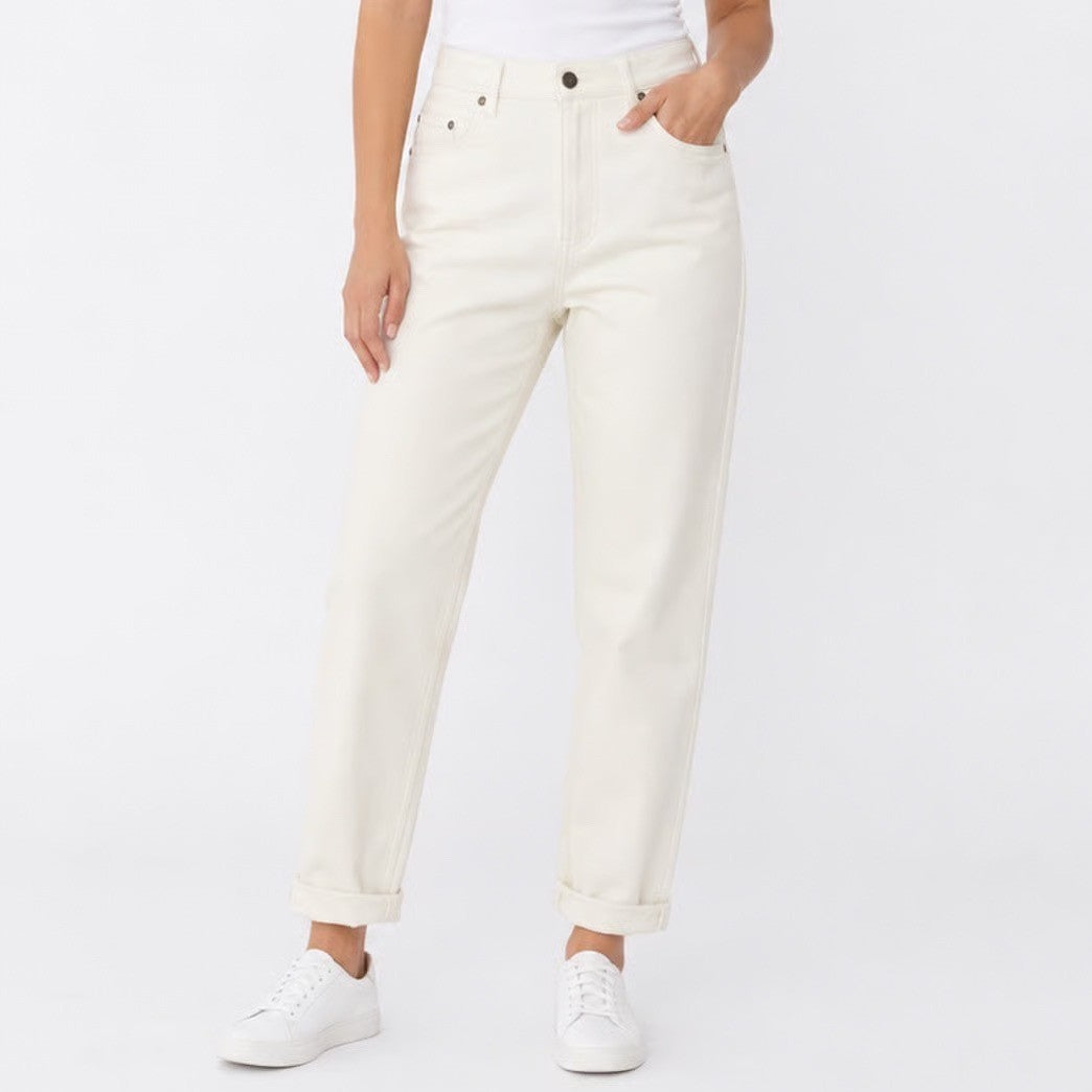 Buffalo David Bitton Daily Mid-Rise Stretch Skinny Ankle Jeans Off-White 10