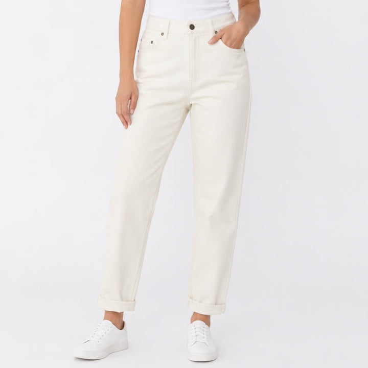 Buffalo David Bitton Daily Mid-Rise Stretch Skinny Ankle Jeans Off-White 10