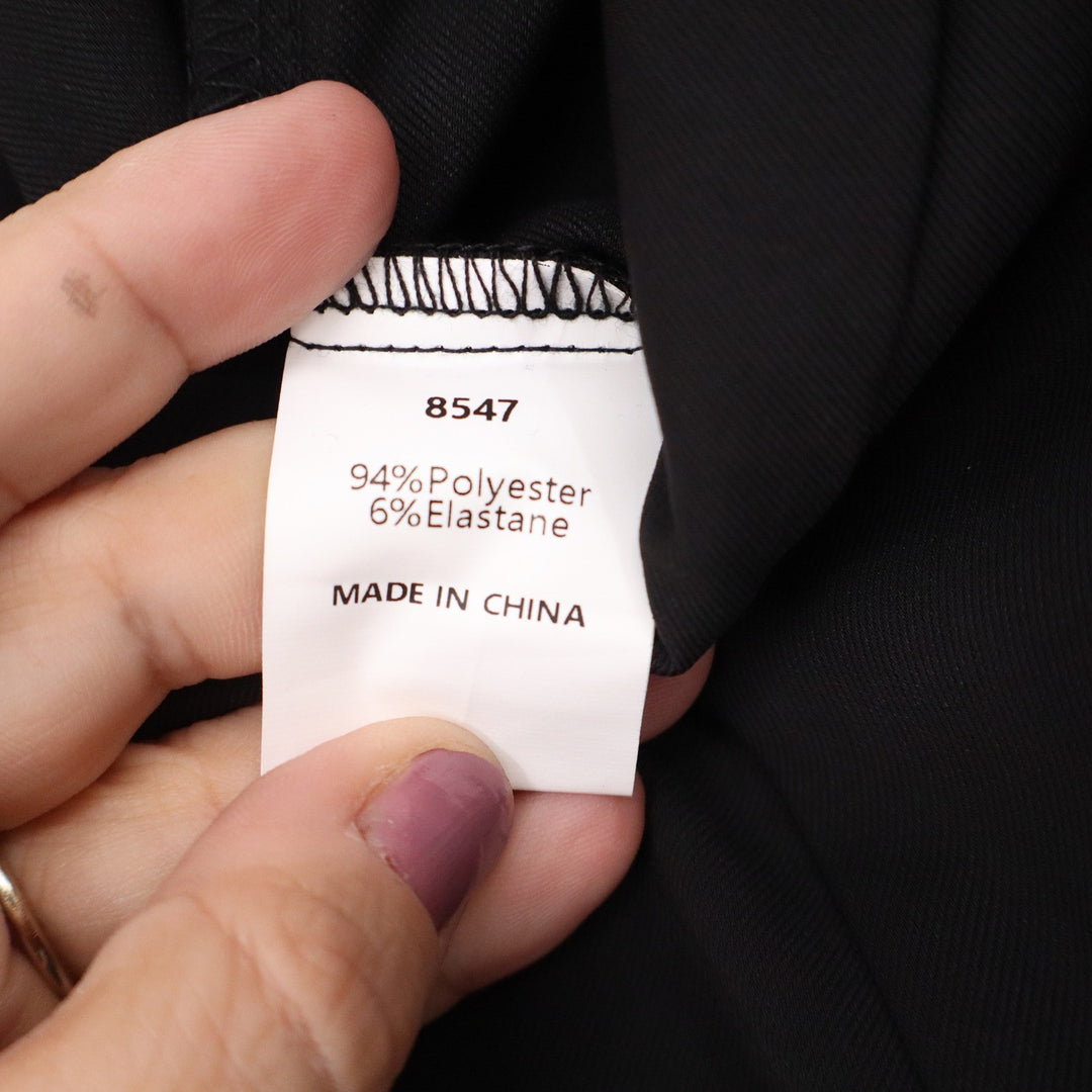 BTFBM Womens Black Wide Leg Trousers Elastic Back Dress Pants Size 12 NEW