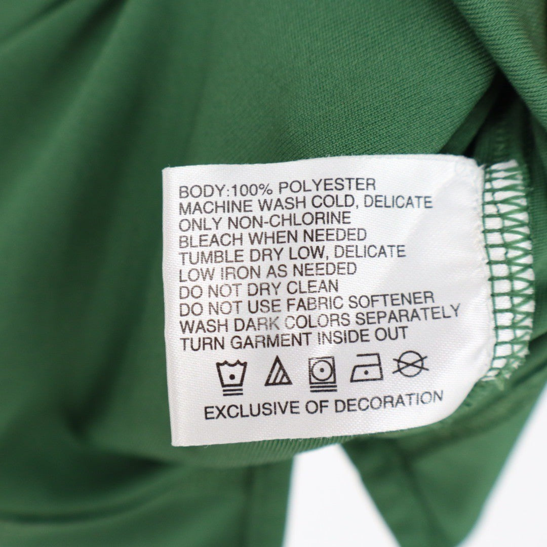 CLIQUE Golf Polo Shirt Green Short Sleeve Embroidered Rivercrest Size L