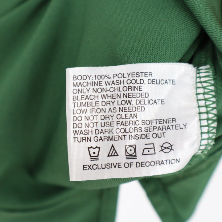 CLIQUE Golf Polo Shirt Green Short Sleeve Embroidered Rivercrest Size L