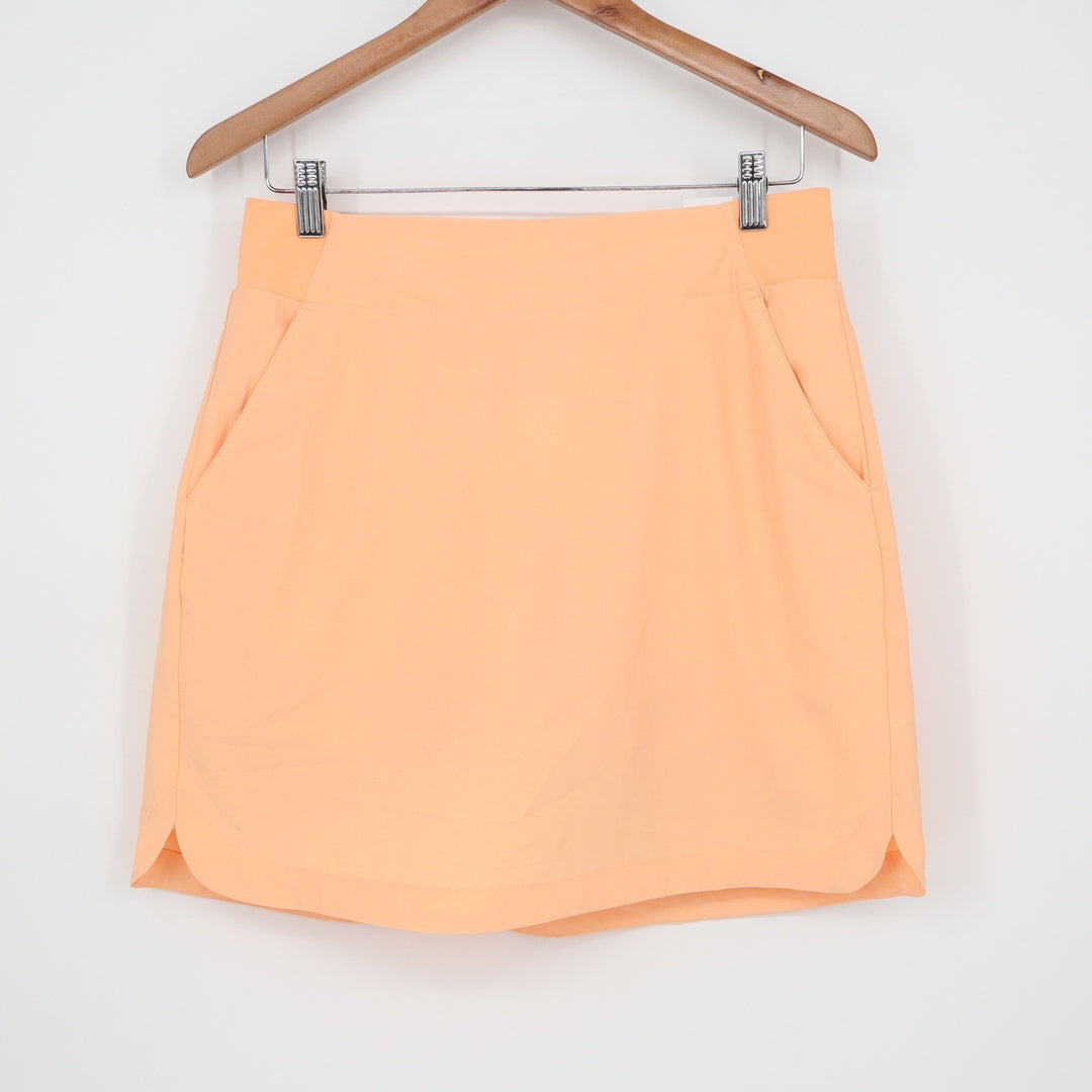 Walter Hagen P11 18" Lightweight Core Skort Peach Fuzz Orange Womens S NEW