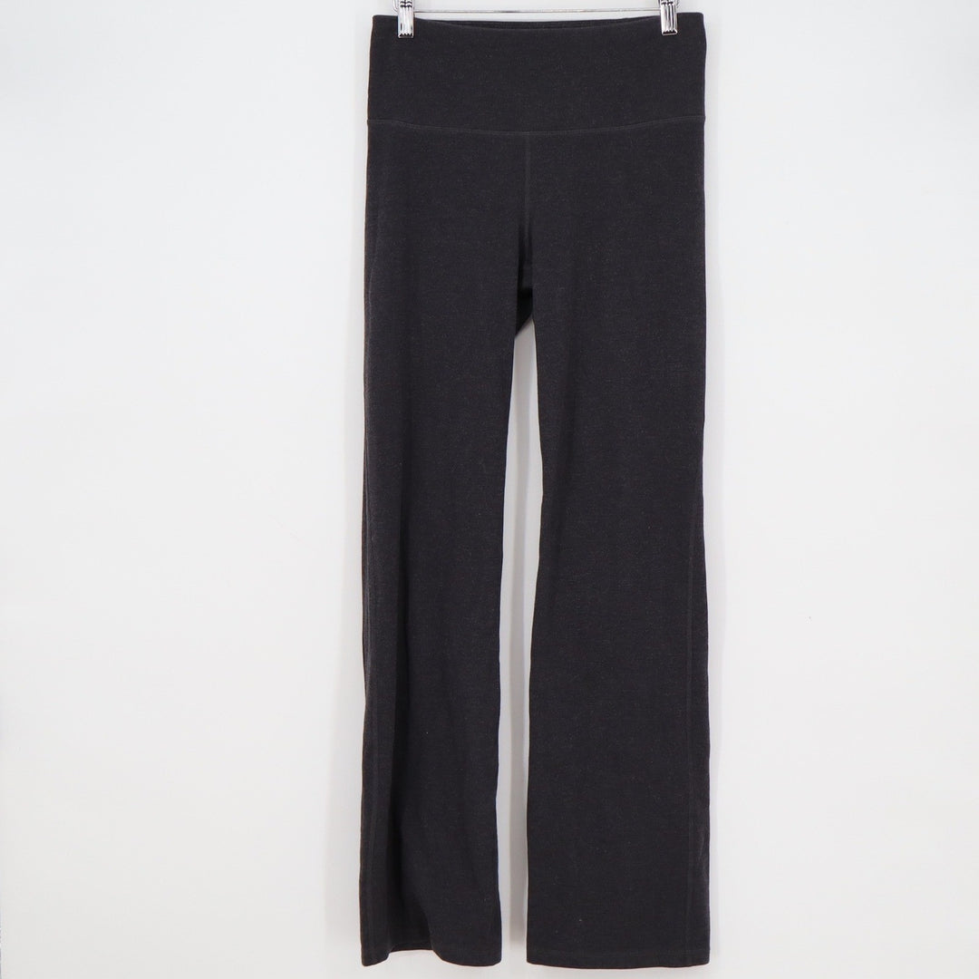 Old Navy Active Go-Dry Yoga Pants Womens Medium Gray Straight Leg High Rise