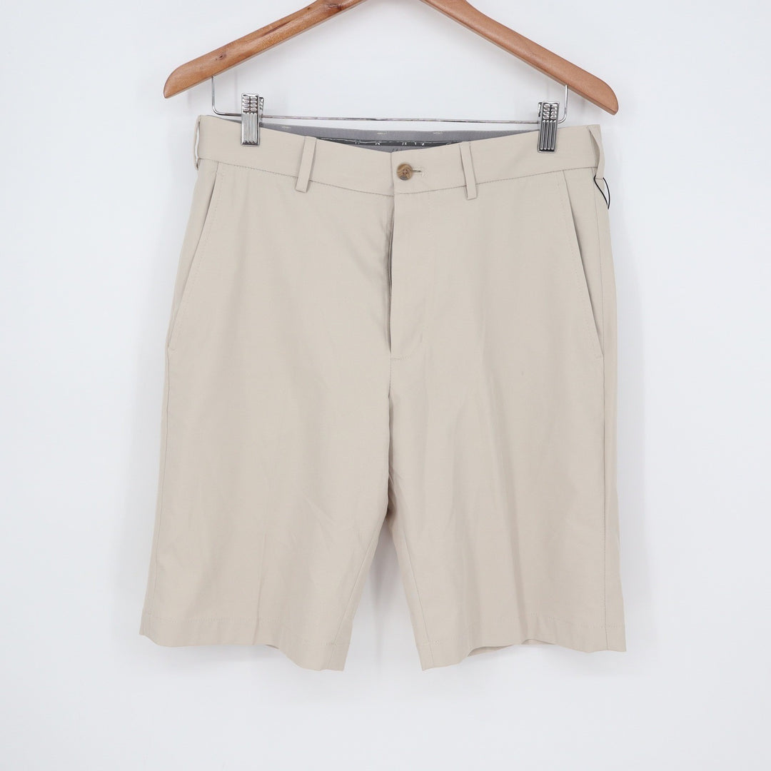 Walter Hagen Mens Perfect 11 Golf Shorts Light Khaki Stretch W30