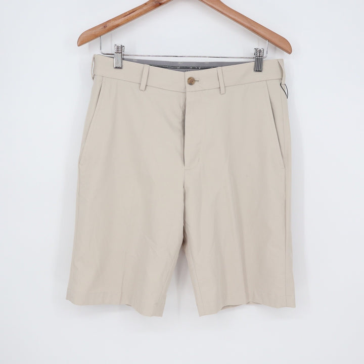 Walter Hagen Mens Perfect 11 Golf Shorts Light Khaki Stretch W30