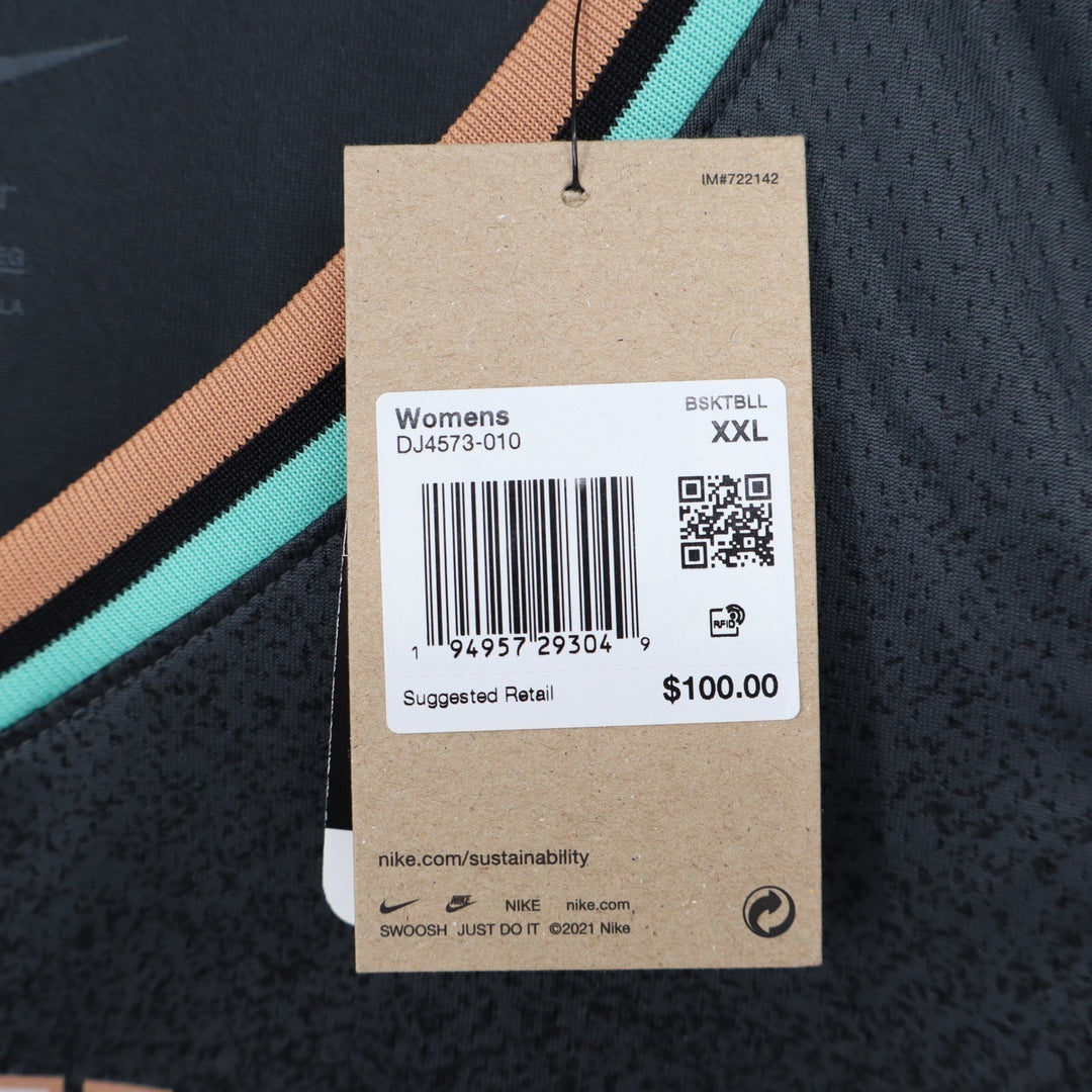 Nike New York Liberty Sabrina Ionescu 20 Explorer Edition Jersey Black XXL
