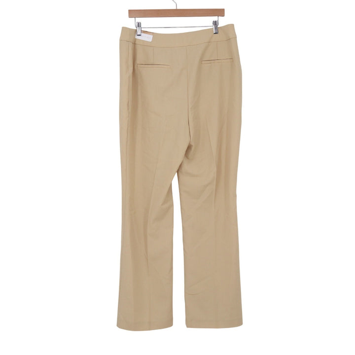 Cooper & Ella Tan Bootcut Dress Pants Womens Size 14 Stretch Trousers