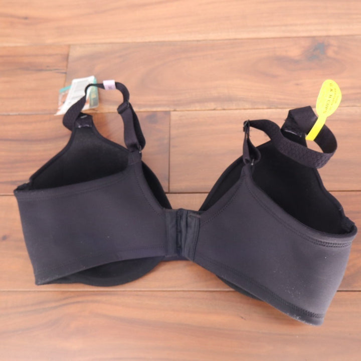 Vanity Fair Beauty Back Bra Women's 36D Black Stretch Full Figure Underwire