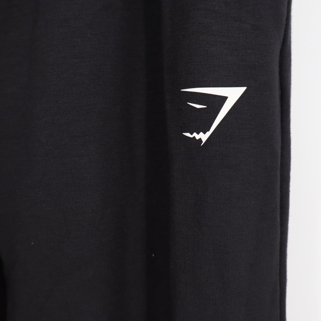 Gymshark Black Joggers Sweatpants Logo XS Made in MauritiusAthletic Casual
