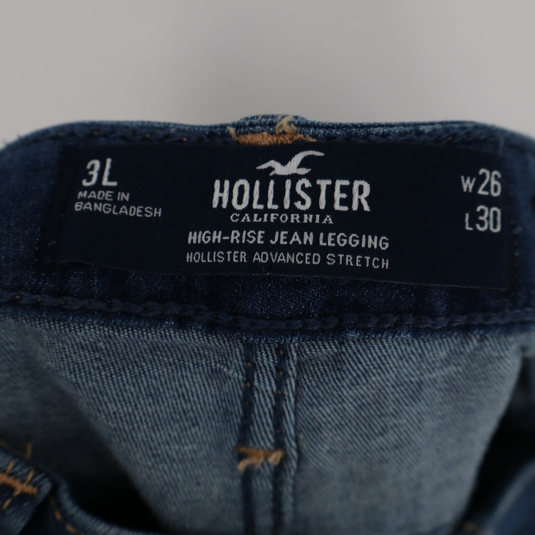 Hollister Legging Jeans Womens 3L 26x30 Blue Denim Advanced Stretch High Rise