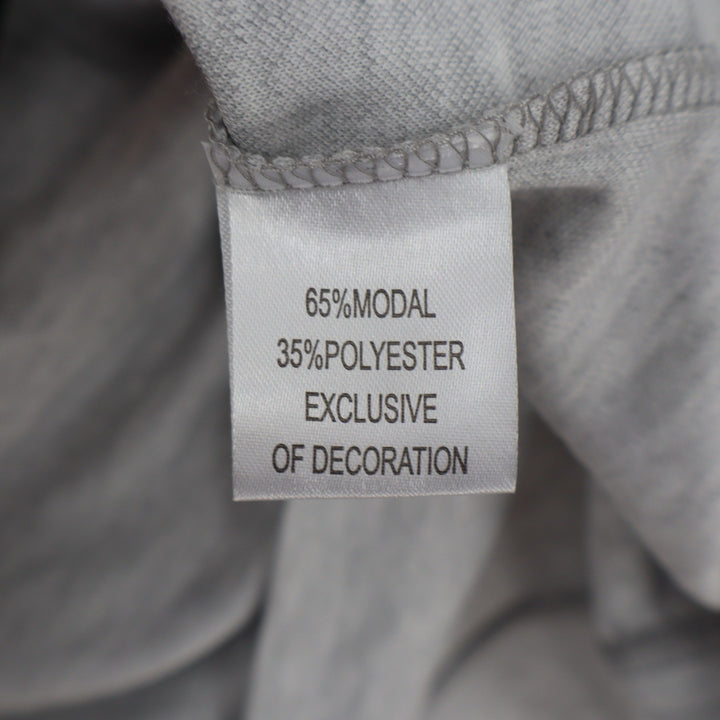 Tailorbyrd Mens Melange Grey Modal Blend Quarter Zip Pullover Sweater Large NEW